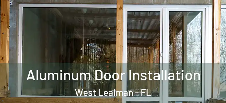 Aluminum Door Installation West Lealman - FL