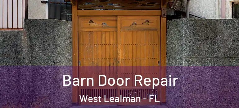 Barn Door Repair West Lealman - FL
