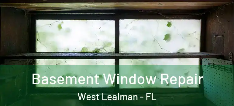 Basement Window Repair West Lealman - FL