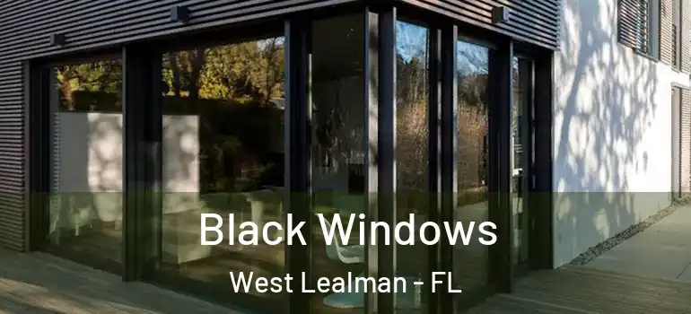 Black Windows West Lealman - FL