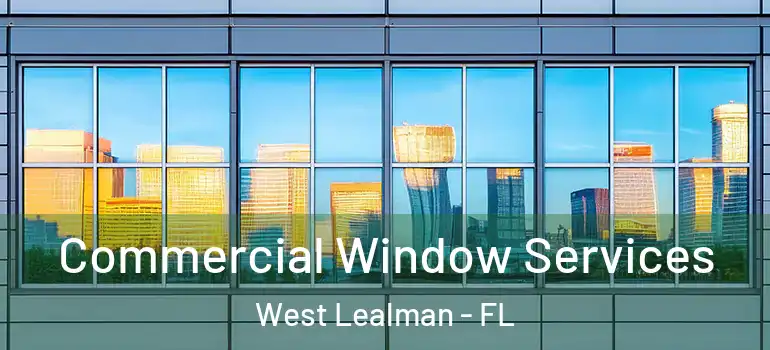 Commercial Window Services West Lealman - FL