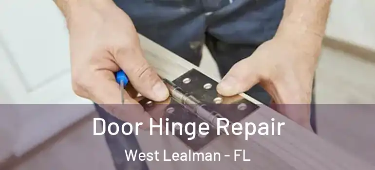Door Hinge Repair West Lealman - FL
