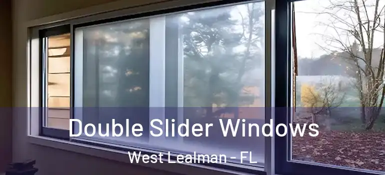 Double Slider Windows West Lealman - FL