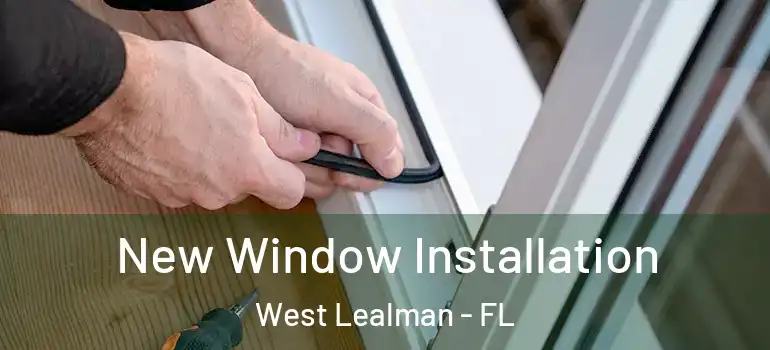 New Window Installation West Lealman - FL
