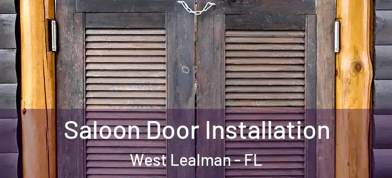 Saloon Door Installation West Lealman - FL