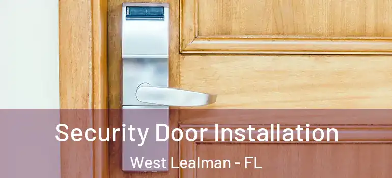 Security Door Installation West Lealman - FL
