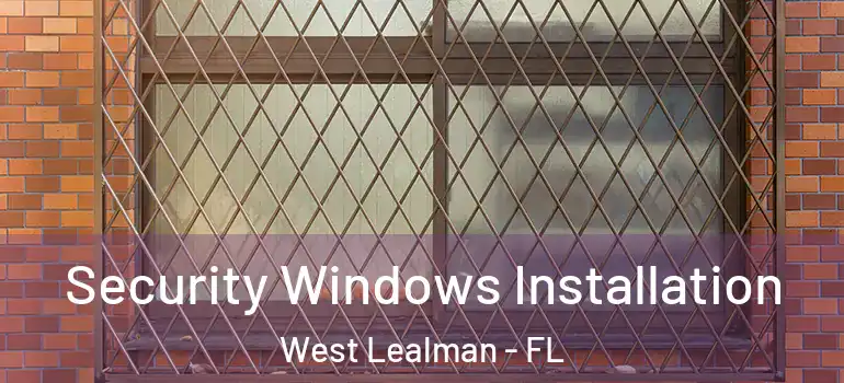 Security Windows Installation West Lealman - FL