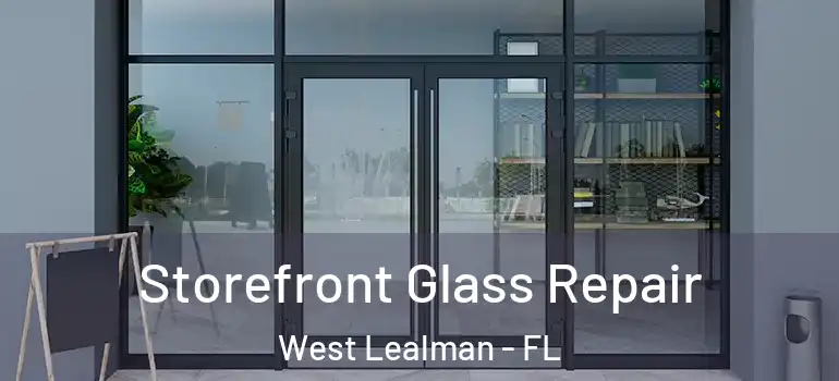 Storefront Glass Repair West Lealman - FL