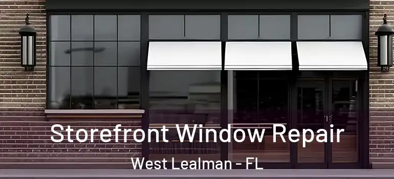 Storefront Window Repair West Lealman - FL