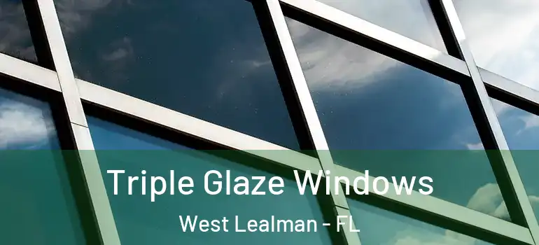 Triple Glaze Windows West Lealman - FL