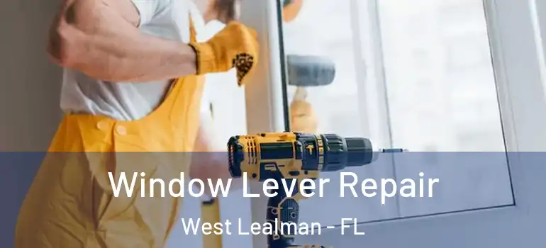 Window Lever Repair West Lealman - FL