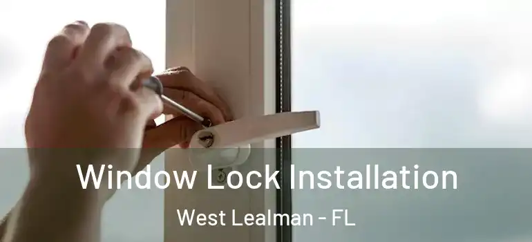 Window Lock Installation West Lealman - FL