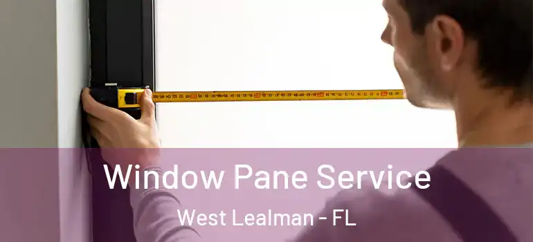 Window Pane Service West Lealman - FL
