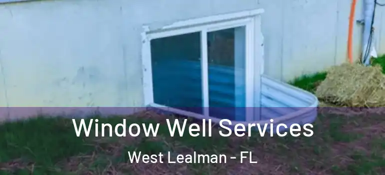 Window Well Services West Lealman - FL